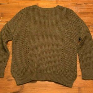 Knitted pullover sweater women's small size gray